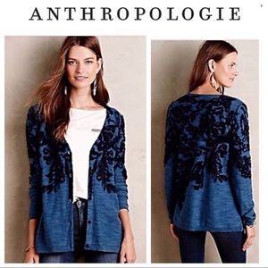 Anthropologie MOTH Flora-Capped Cardigan